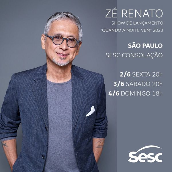 Zé Renato faz show no Sesc Consolação