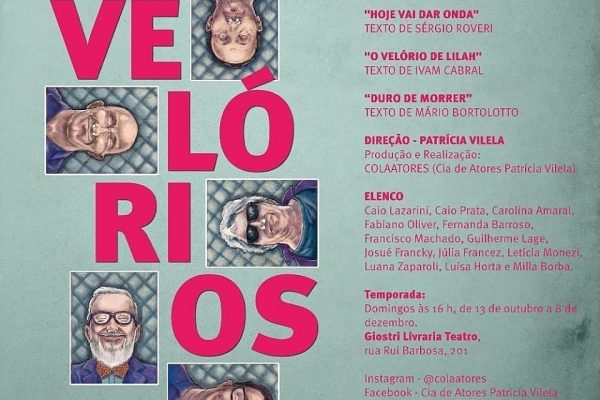 “Velórios”, escrita por 5 importantes dramaturgos, estreia em São Paulo