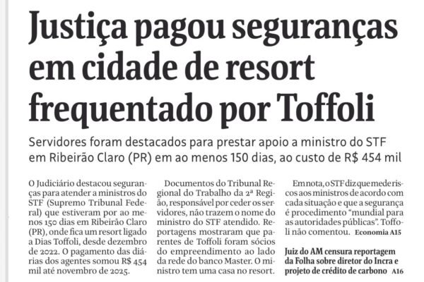 Ribeirão Claro, em letras garrafais